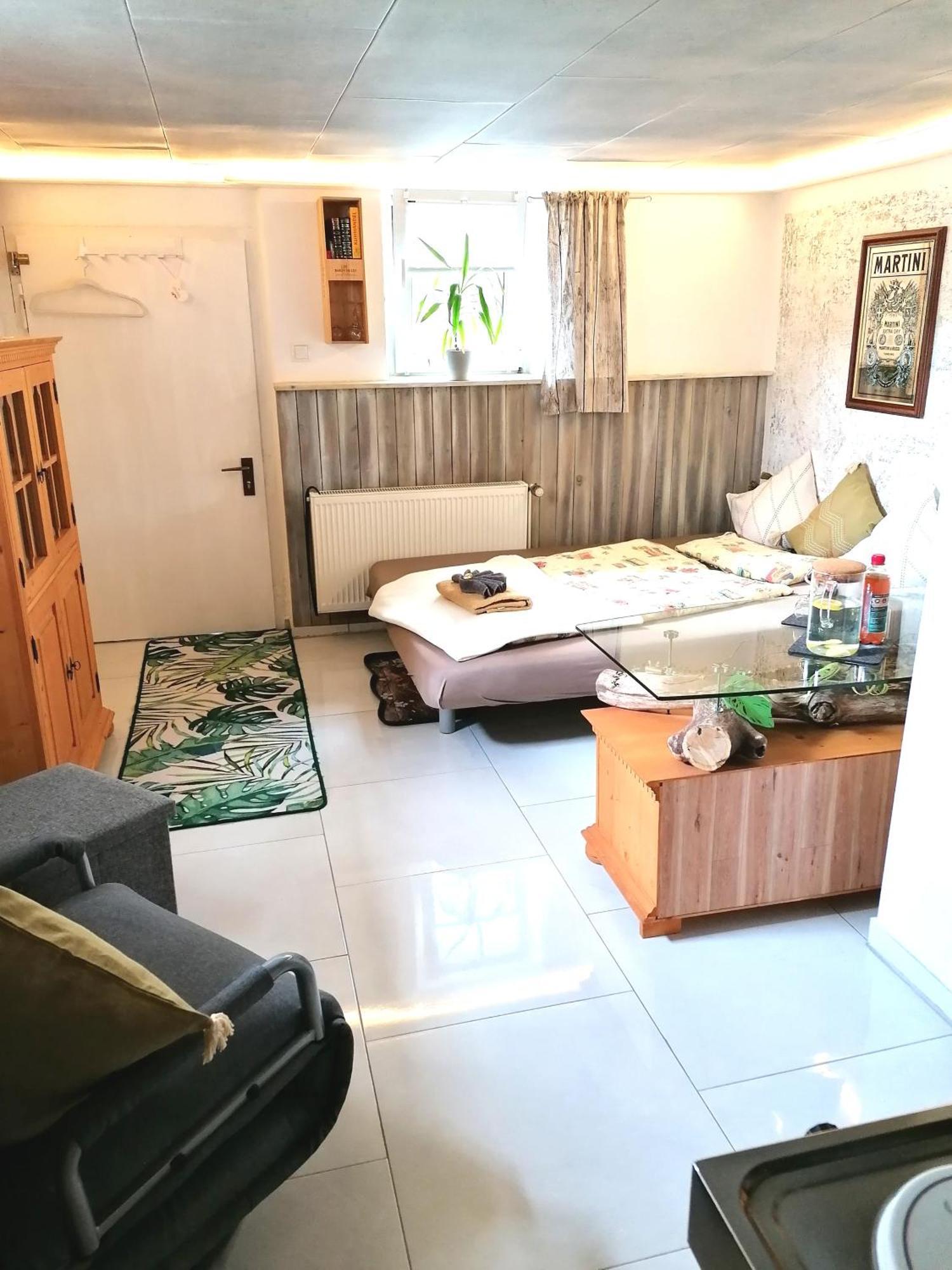 Friedrichsgrun Kleines Studio Im Eichenwaeldchen, 1 Zimmer Kueche Bad מראה חיצוני תמונה